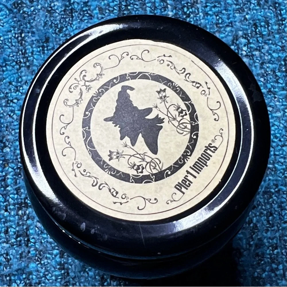 Pier 1 Imports Spooktacular Sortilege 13oz Candle Witch Candle Black Jar NWOT